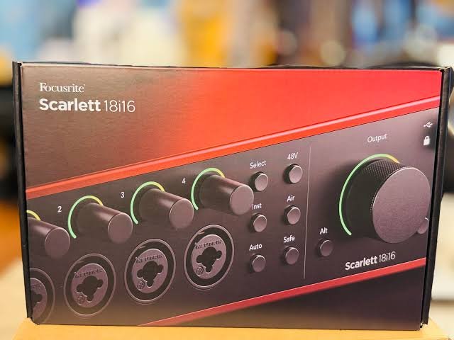 Focusrite Scarlett 18i16 4th Gen Audio Interface 18-In 16-Out